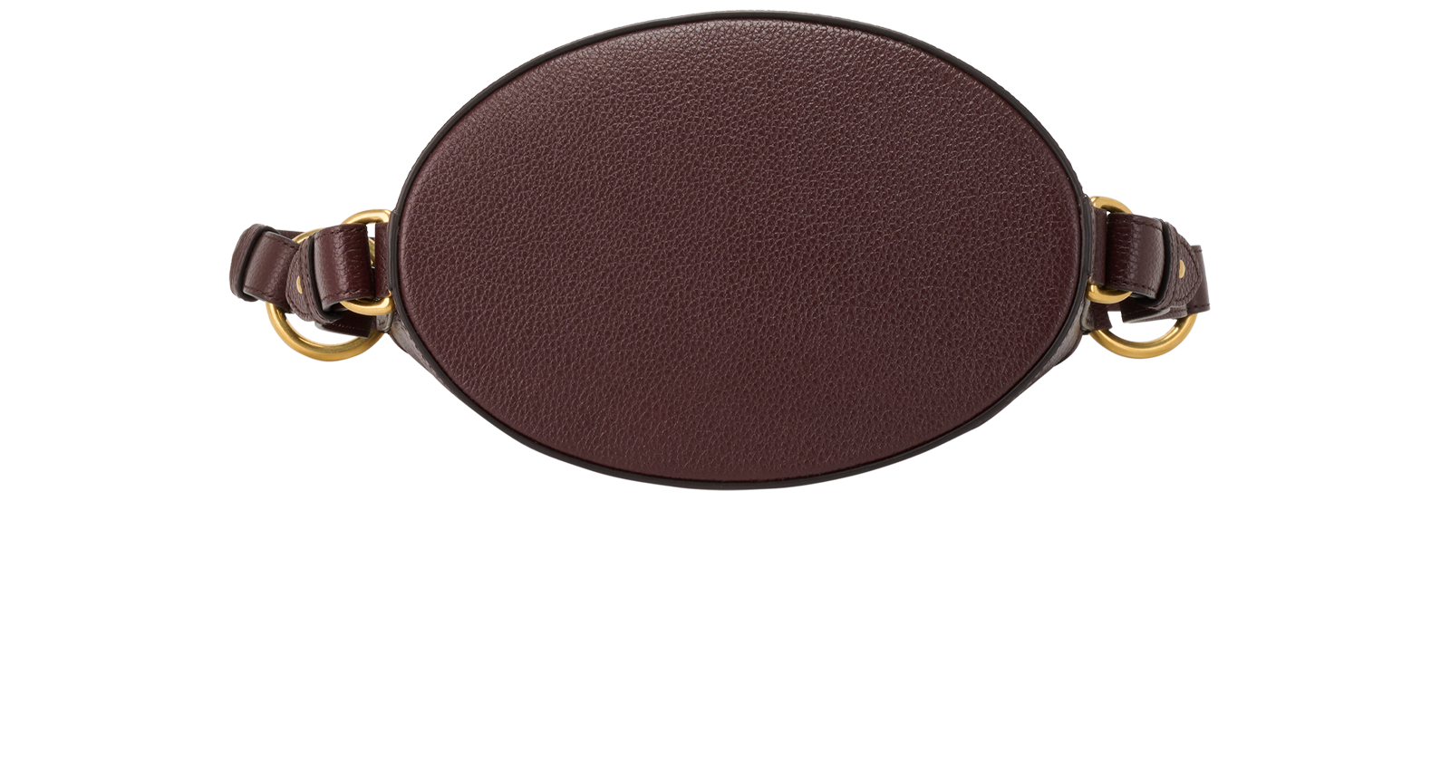 Jamie Bucket Bag, &pound;350, Handbags, Burgundy, Leather, Top view